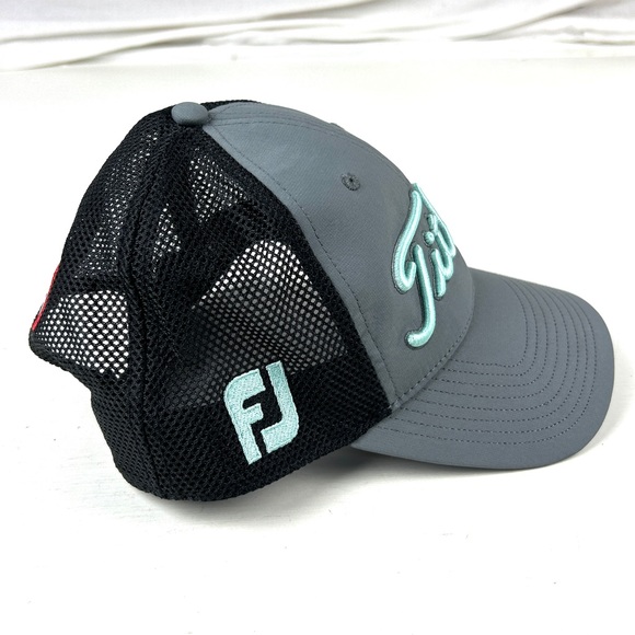 Titleist FJ Pro V1 Golf One Size Mesh Hat Baseball Cap Snapback - Picture 2 of 6